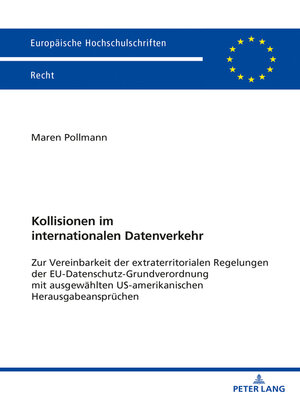 cover image of Kollisionen im internationalen Datenverkehr